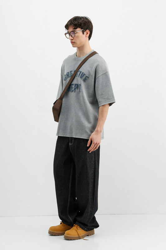 Oversized T-Shirt with Washable Print