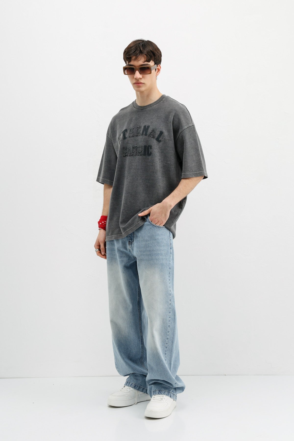 Oversized Printed T-Shirt V70-148