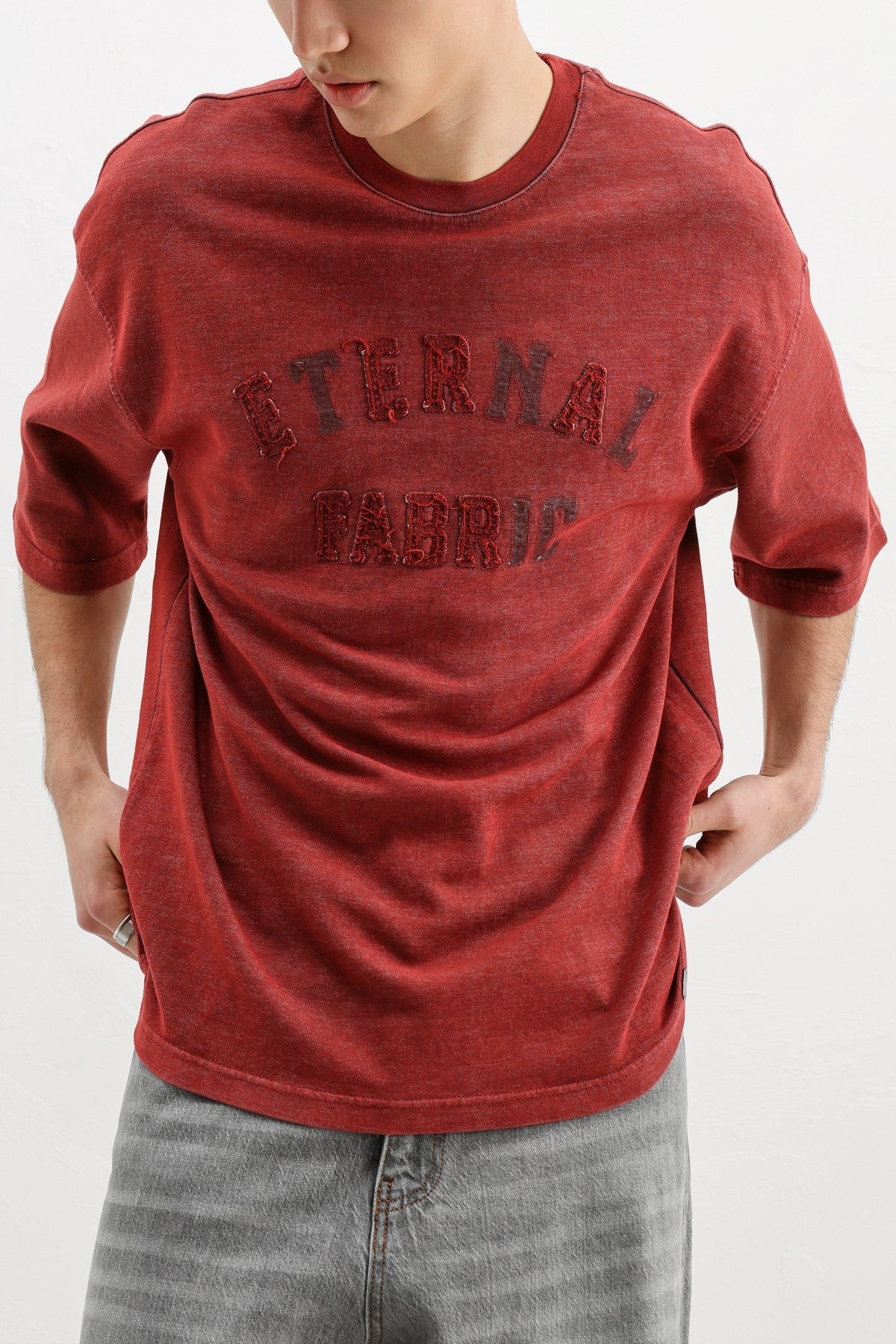 Oversized Printed T-Shirt V70-148