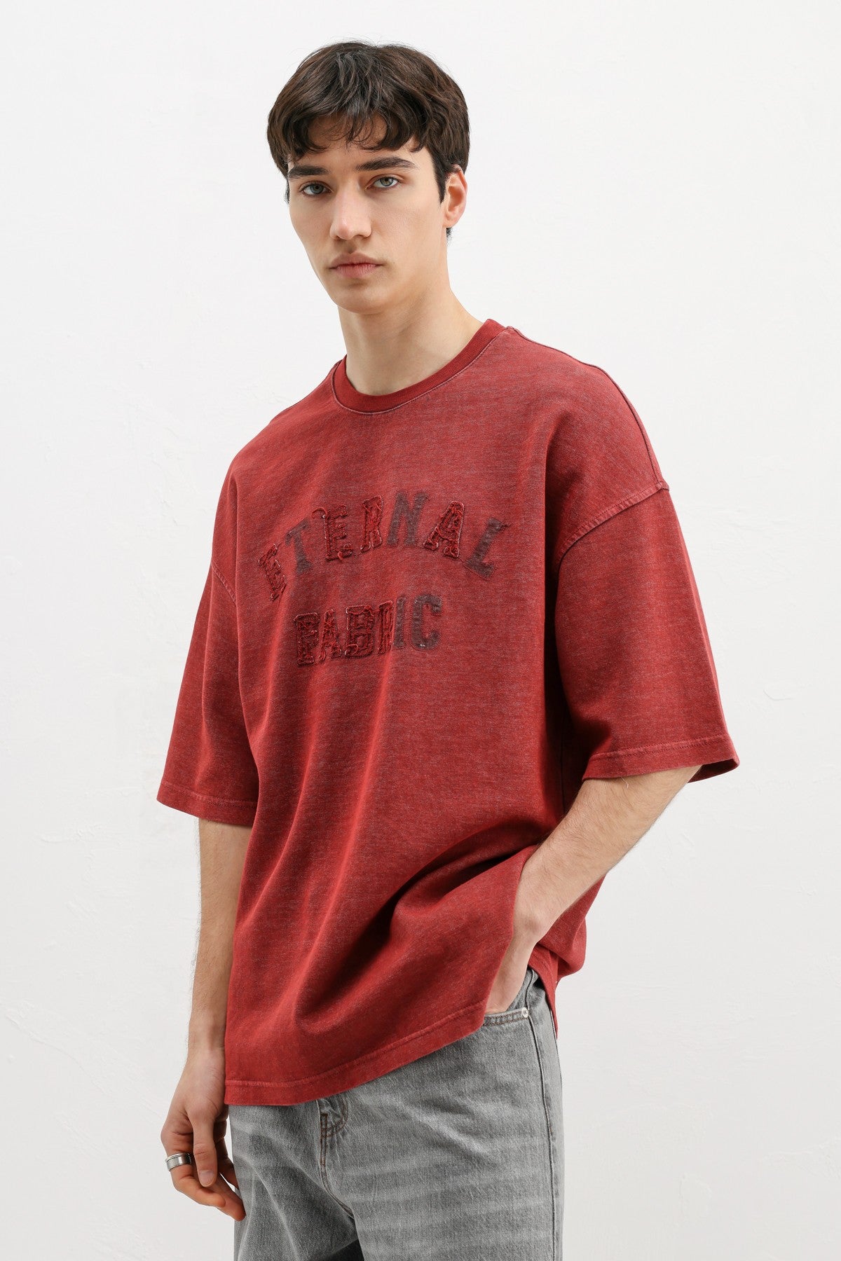Oversized Printed T-Shirt V70-148