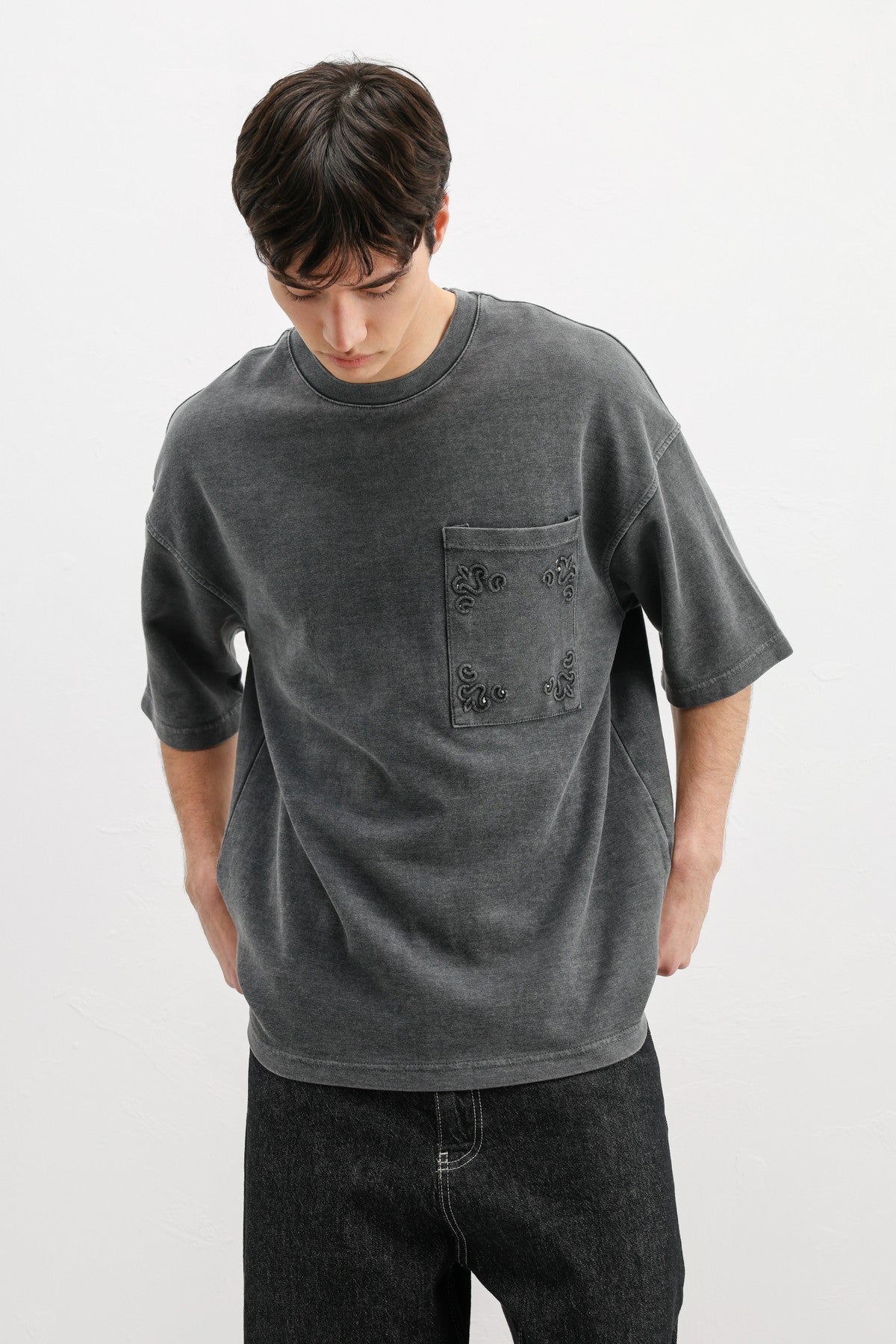 Oversized Printed T-Shirt V70-149