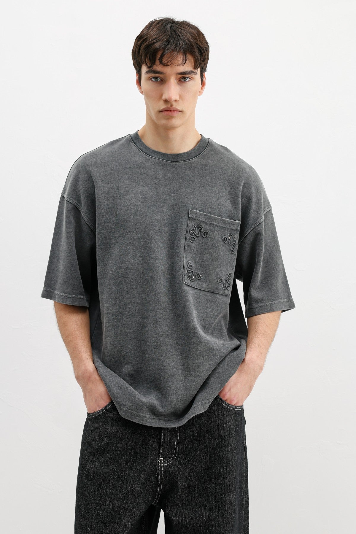 Oversized Printed T-Shirt V70-149