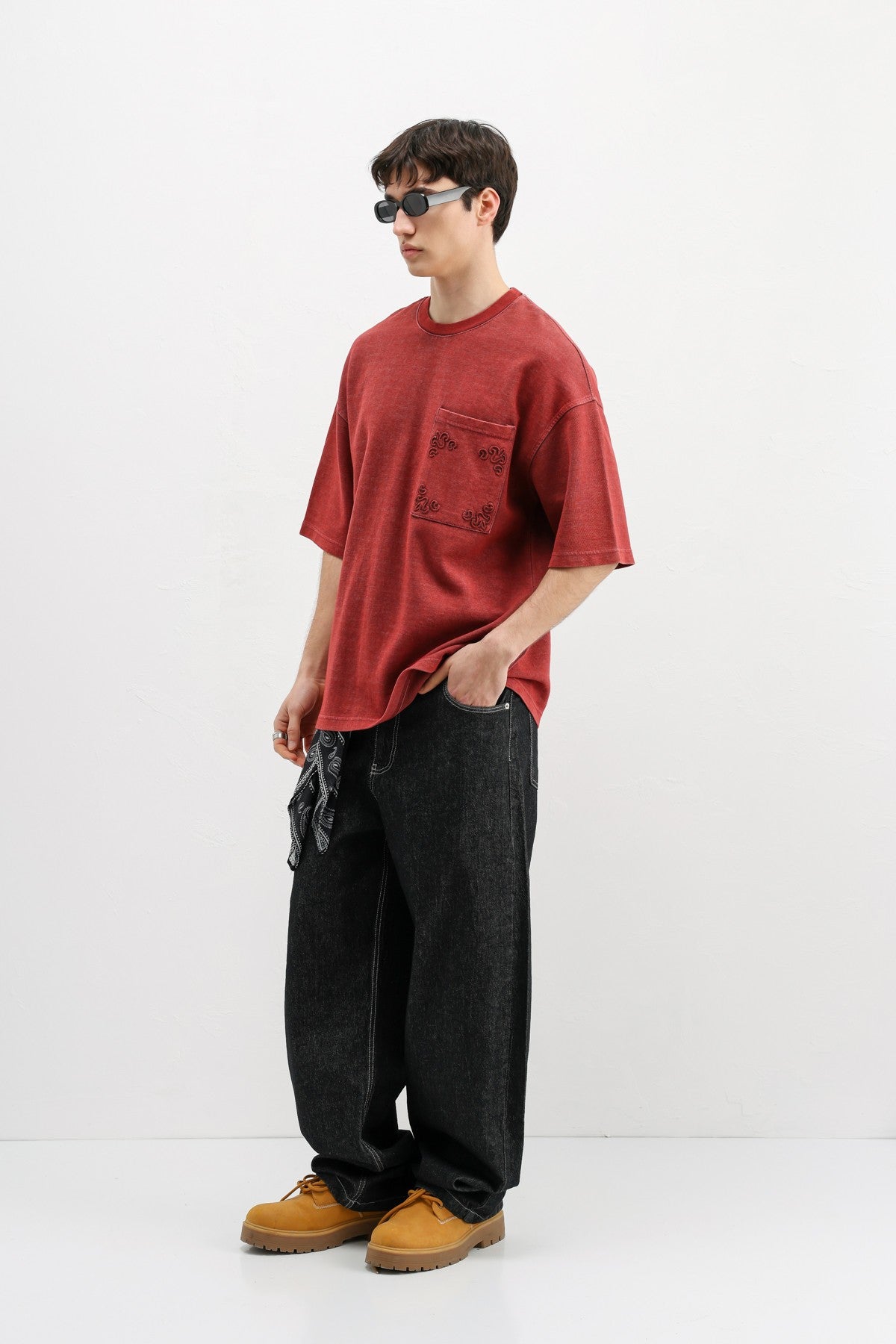 Oversized Printed T-Shirt V70-149