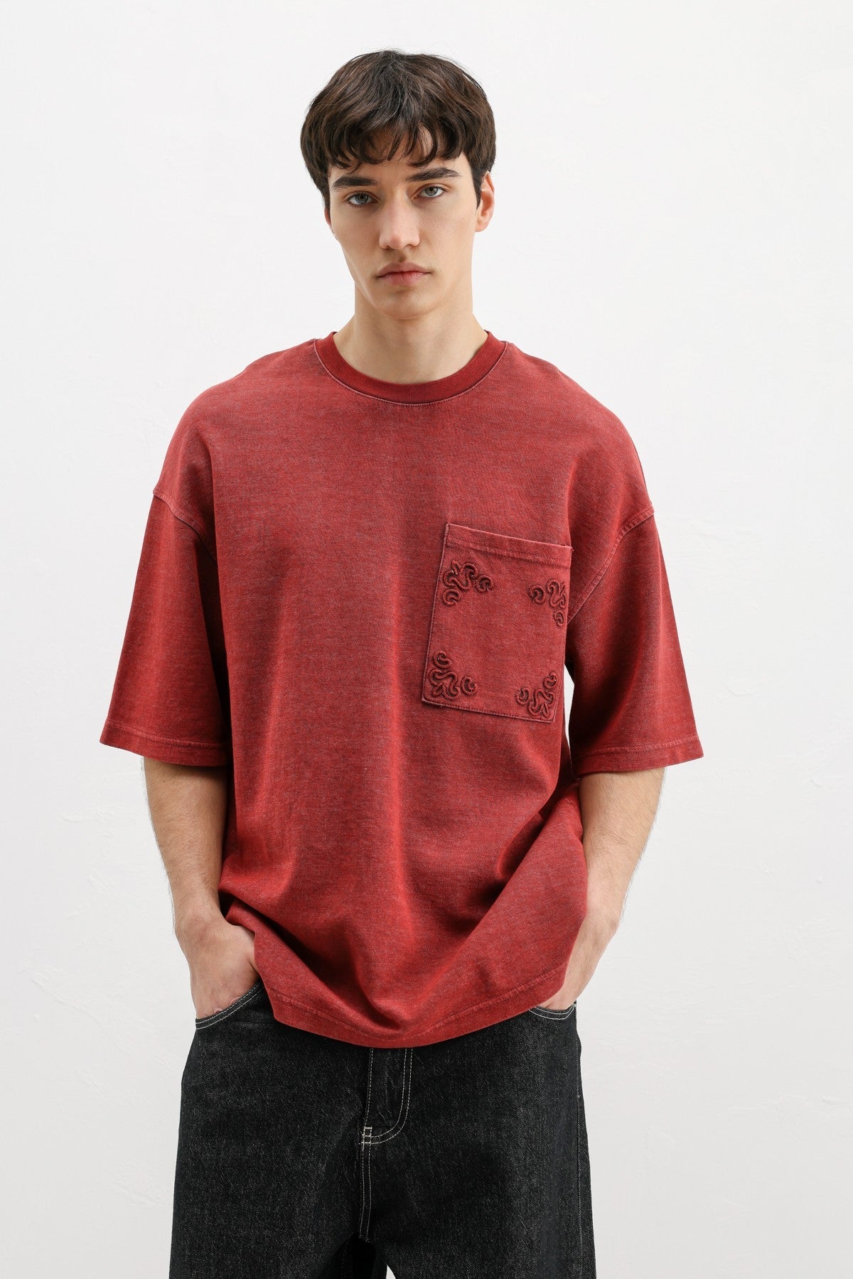 Oversized Printed T-Shirt V70-149