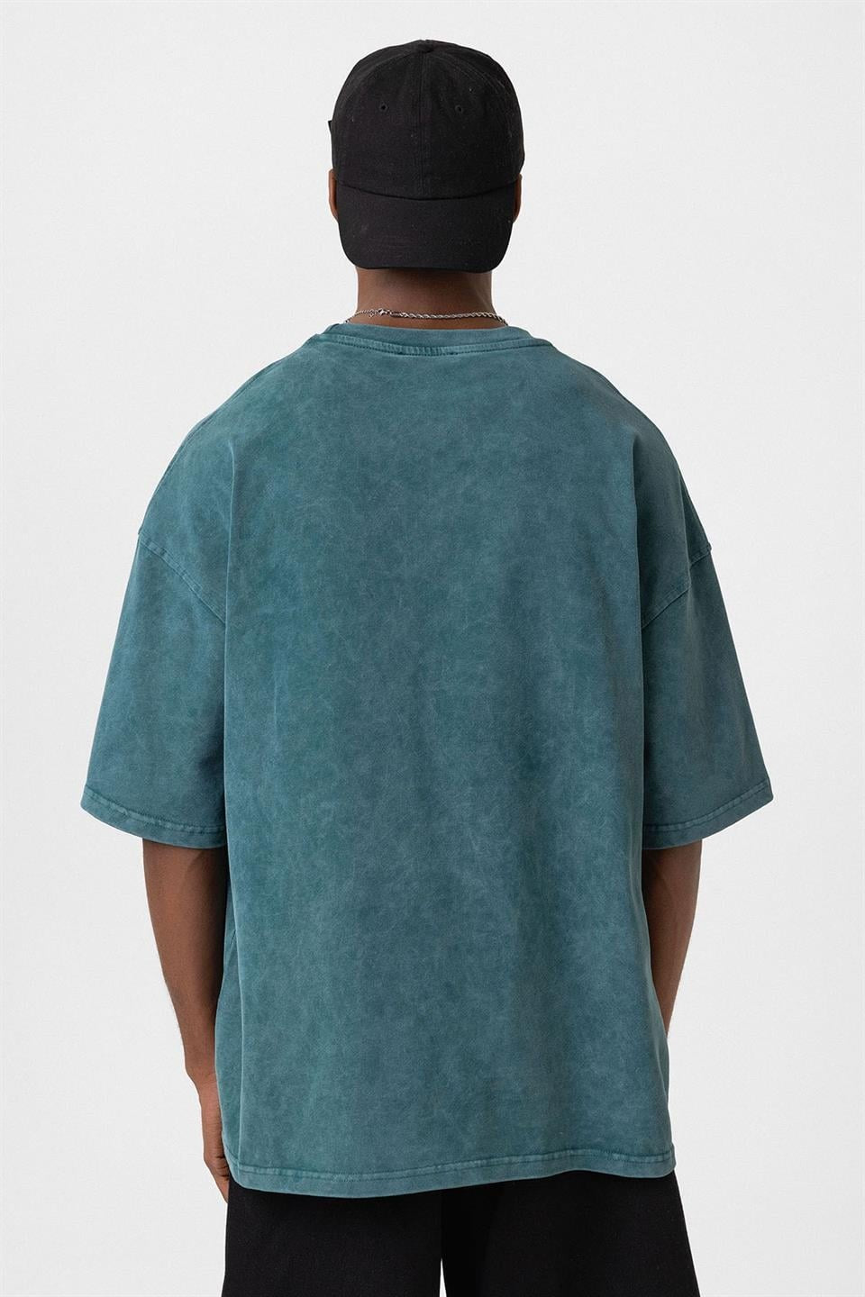Oversized T-Shirt with Print (Requires Washing)