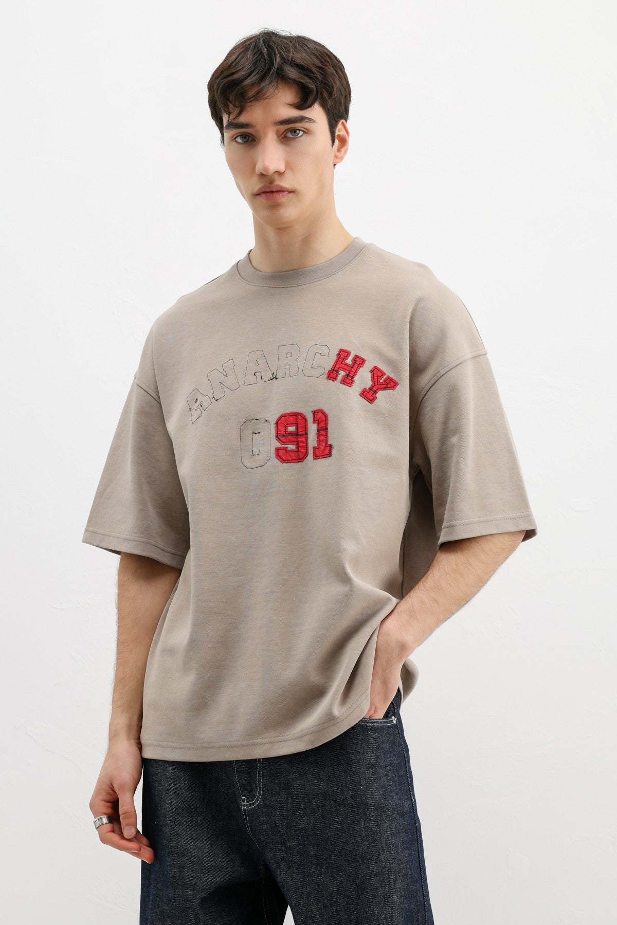 Oversized Printed T-Shirt V70-153