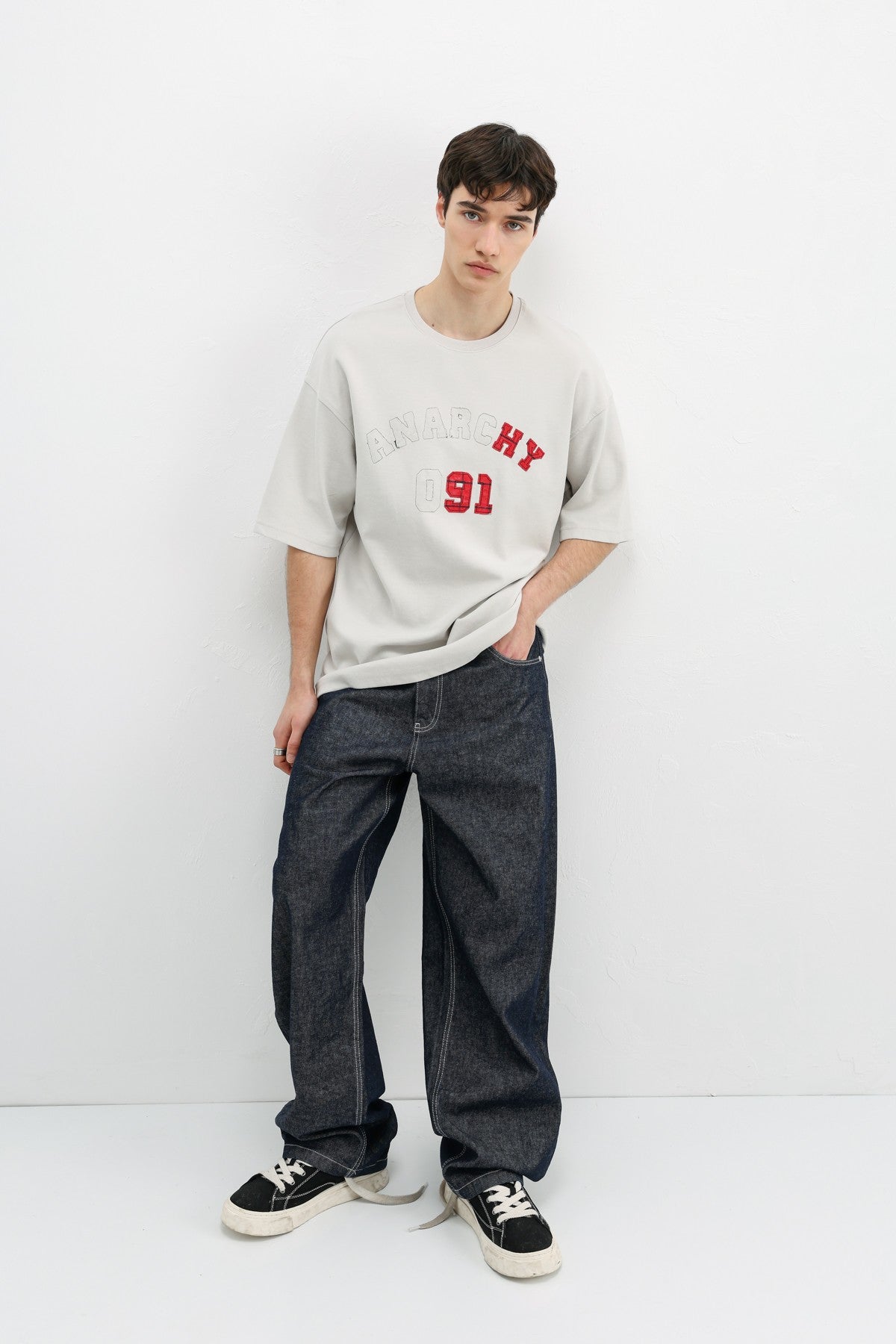 Oversized Printed T-Shirt V70-153