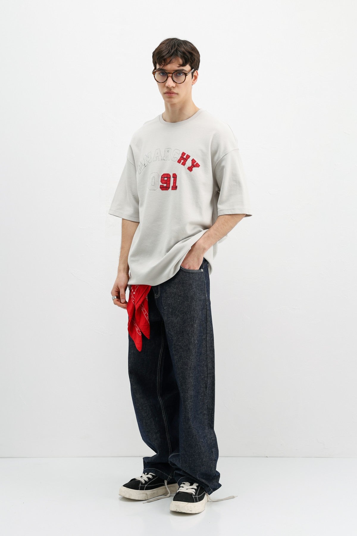 Oversized Printed T-Shirt V70-153
