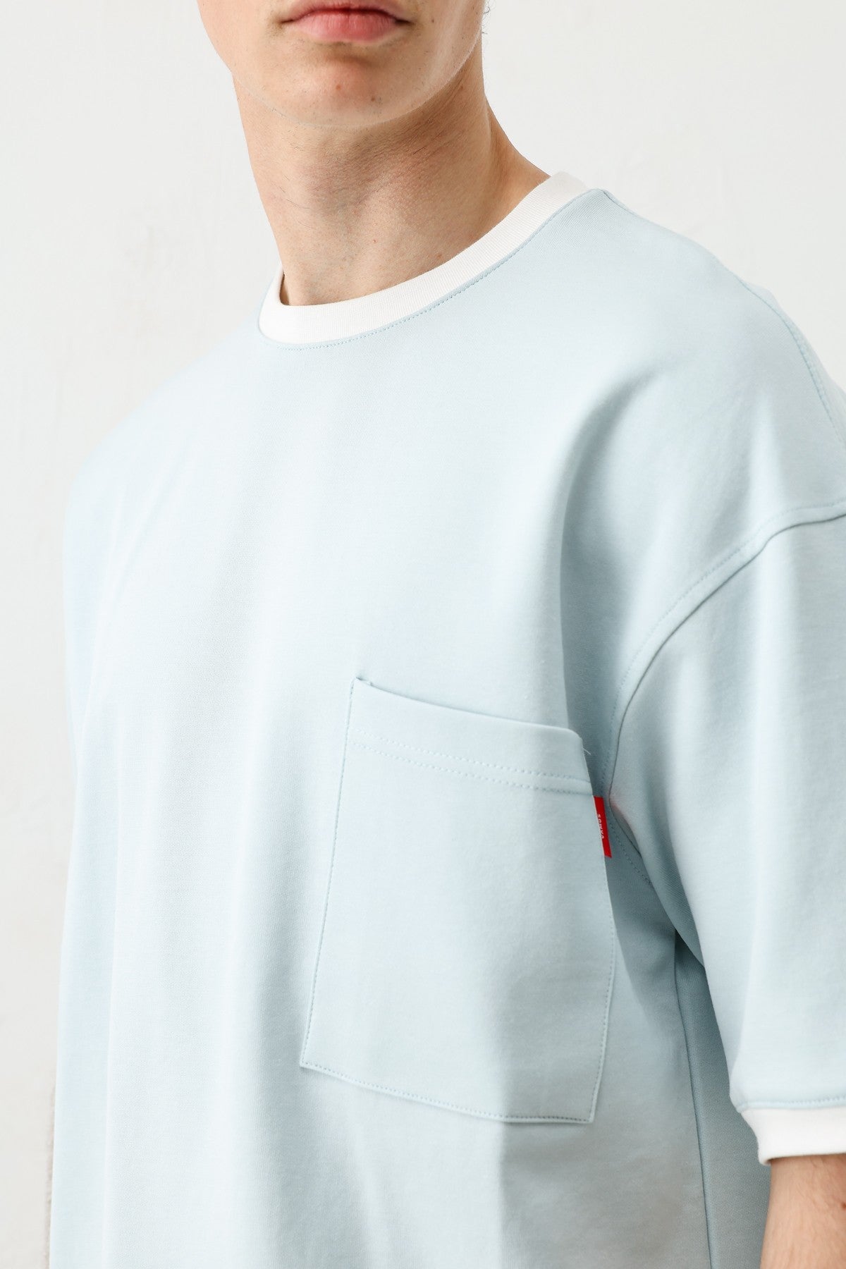 Short-Sleeved Oversized T-Shirt with Pockets