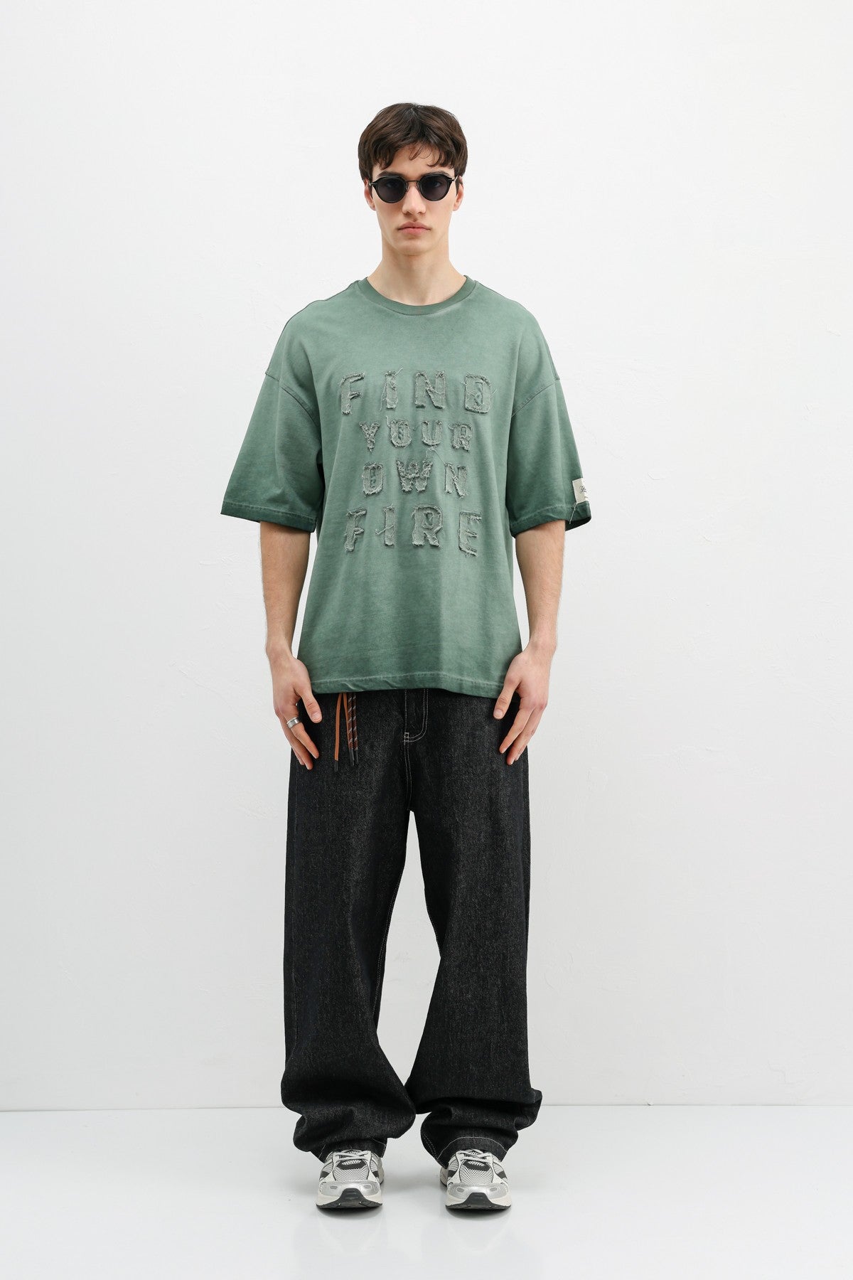 Oversized Printed T-Shirt V70-165