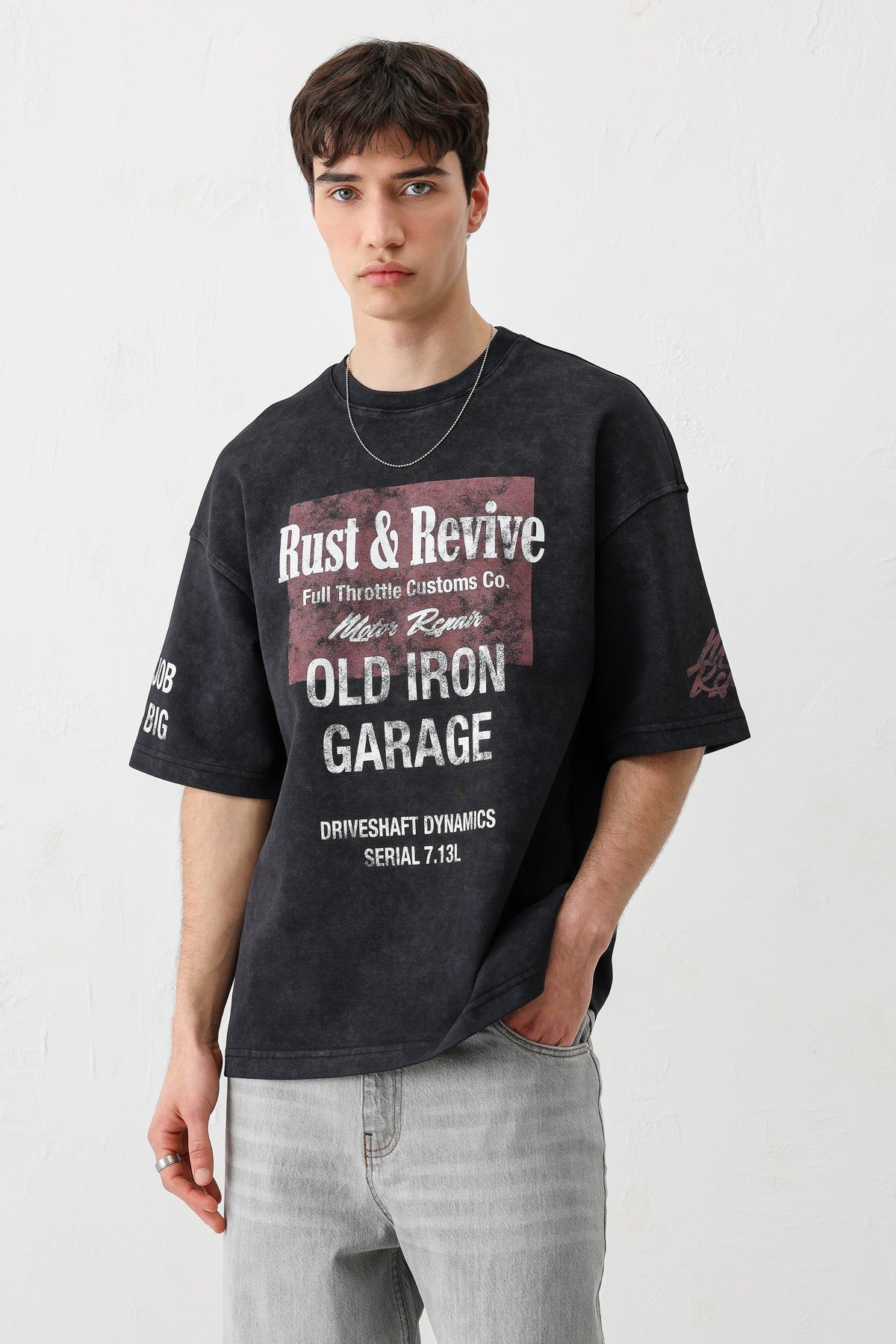 Oversized Printed T-Shirt V70-167