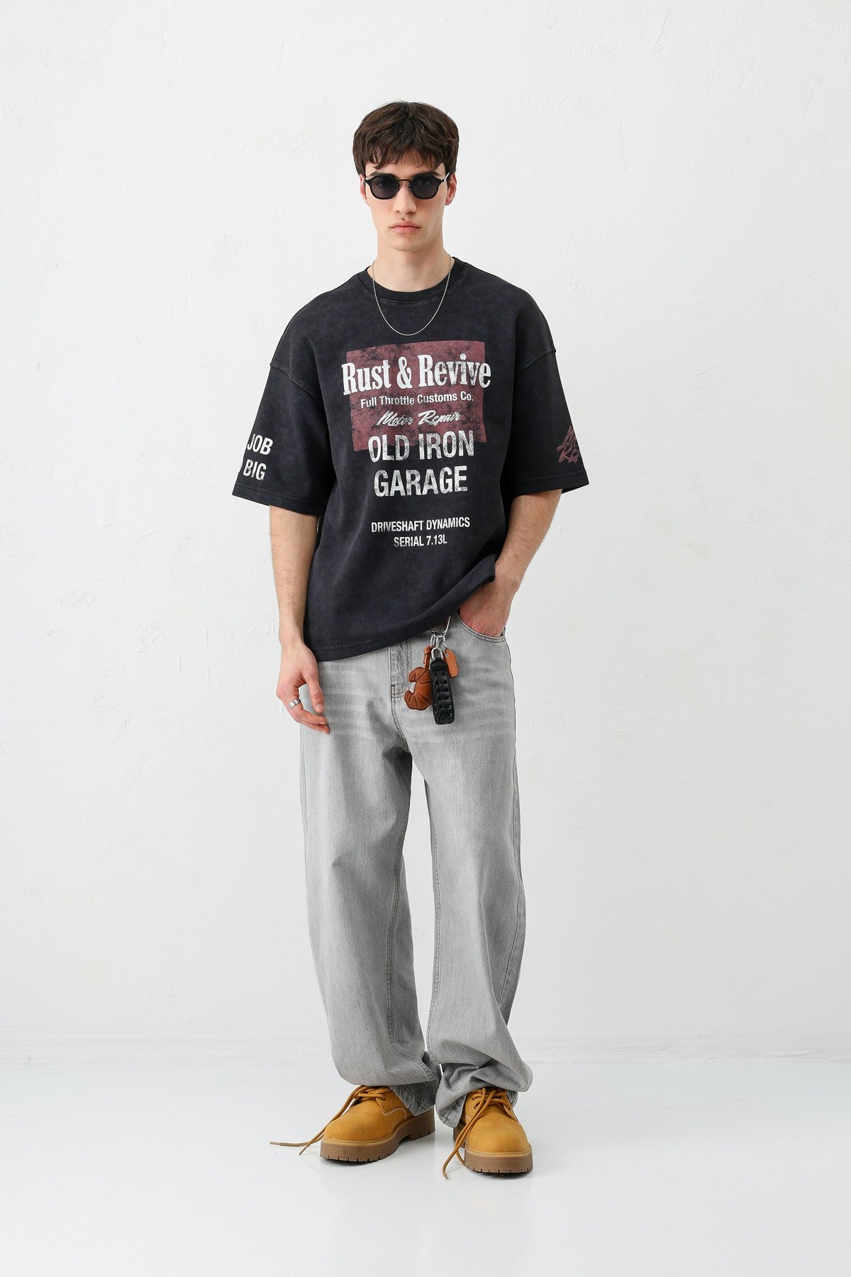 Oversized Printed T-Shirt V70-167