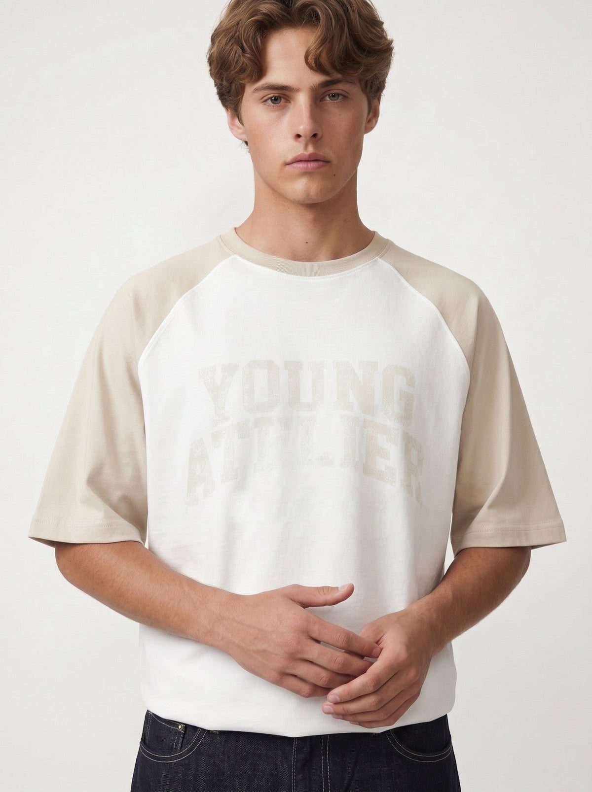 Printed Oversized T-Shirt V70-177