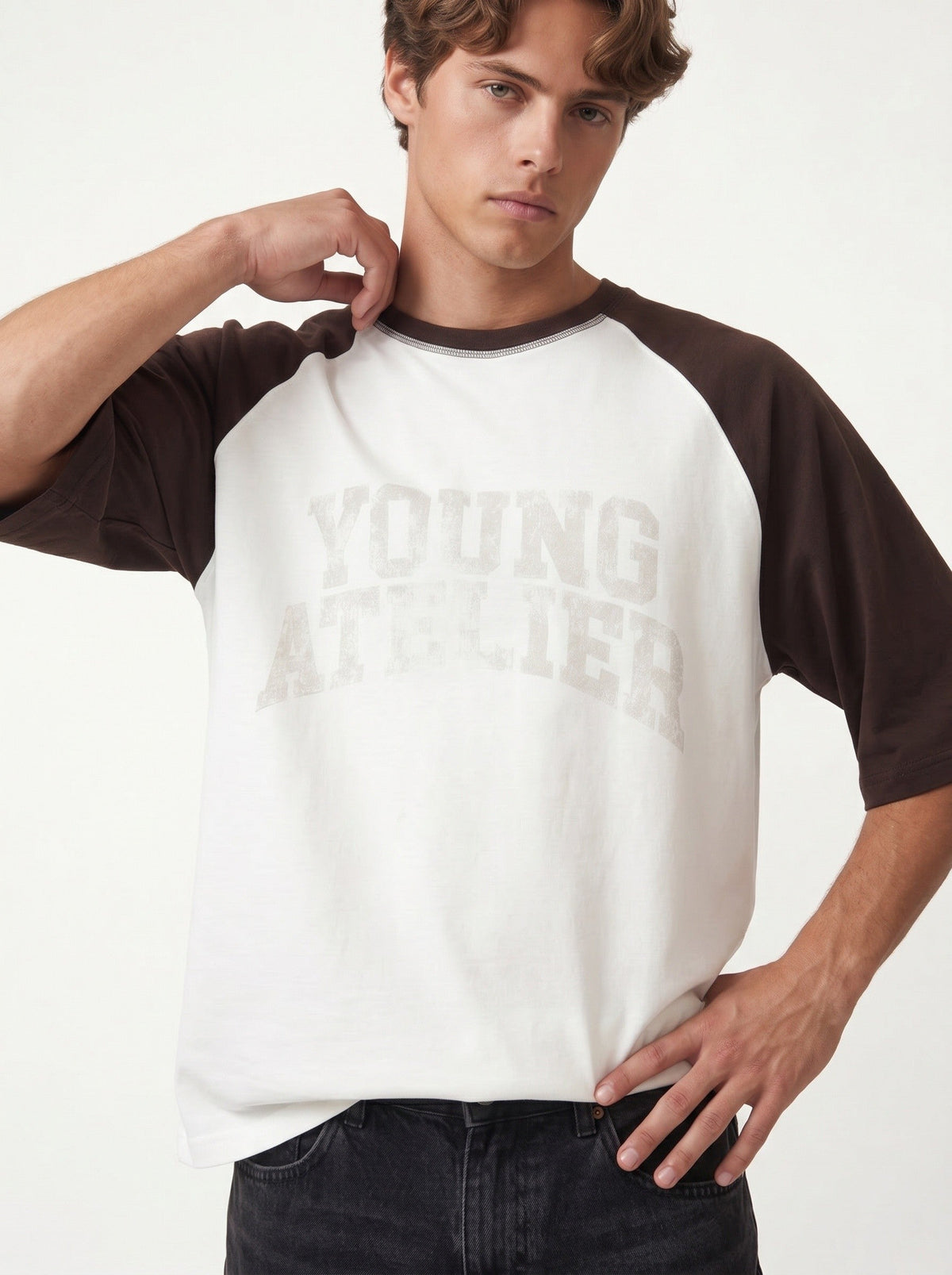 Printed Oversized T-Shirt V70-177
