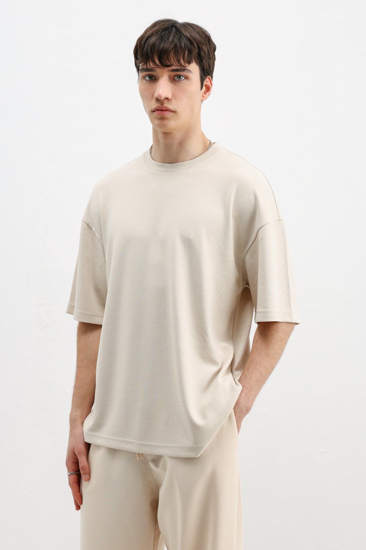 Oversized T-Shirt with Modal Blend