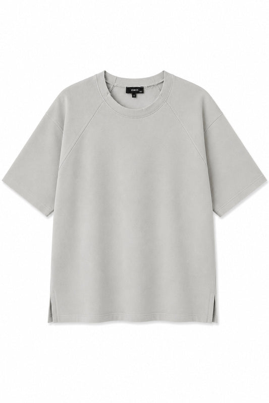 Oversized Raglan-Sleeve Basic T-Shirt