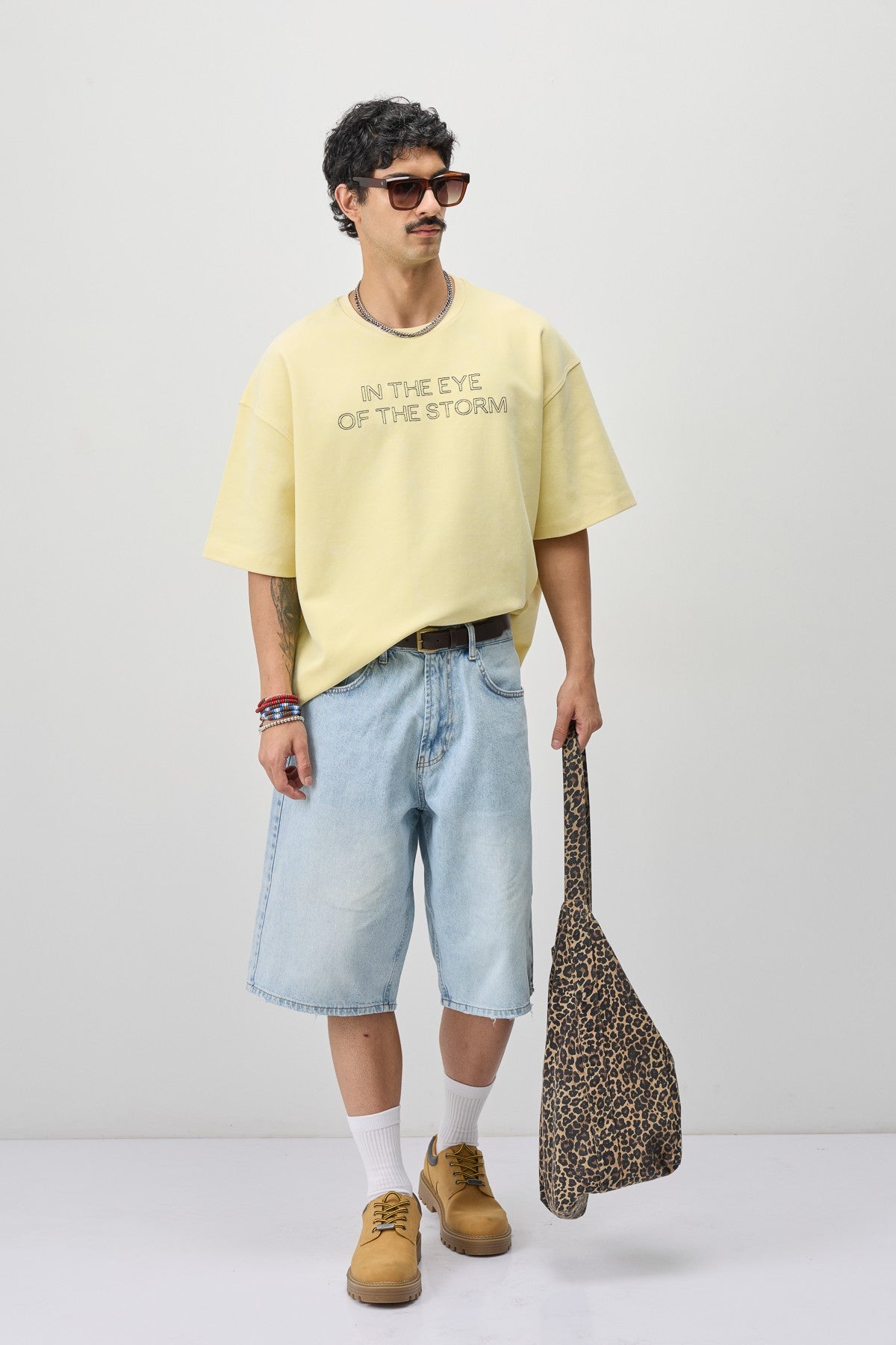 Oversized T-Shirt with Front Print