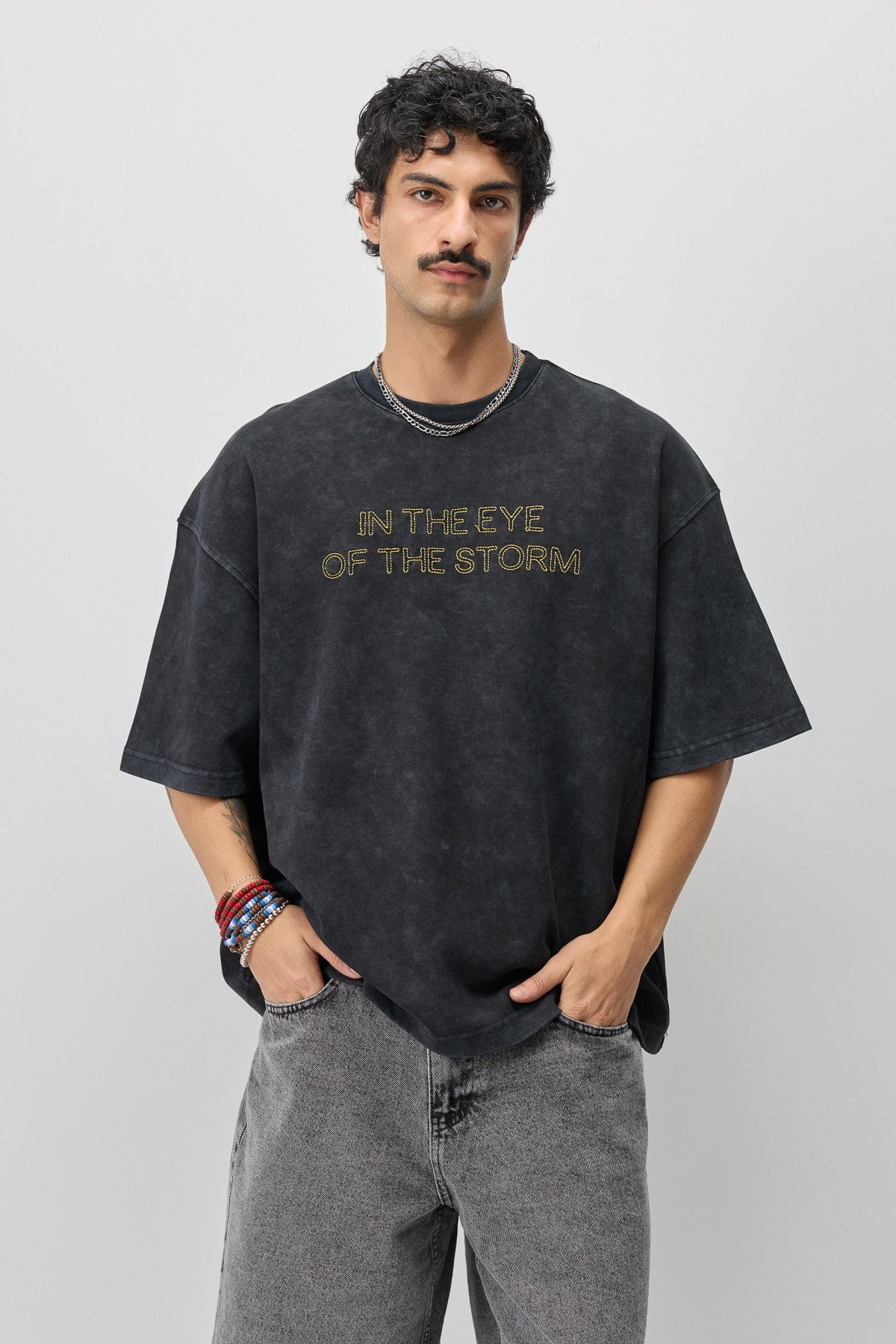 Oversized T-Shirt with Front Print