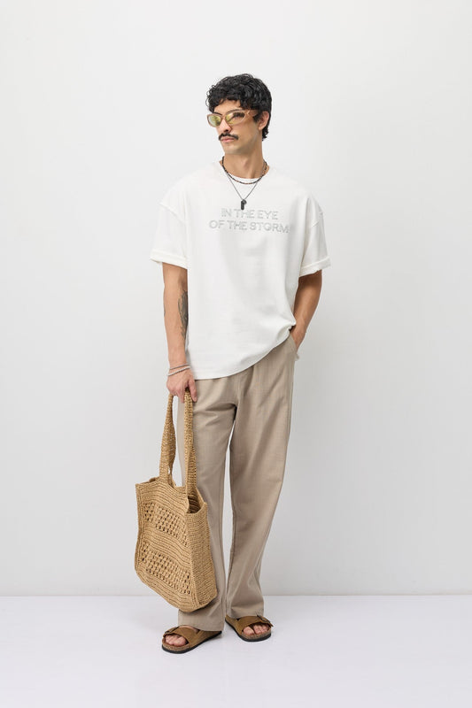 Oversized T-Shirt with Front Print