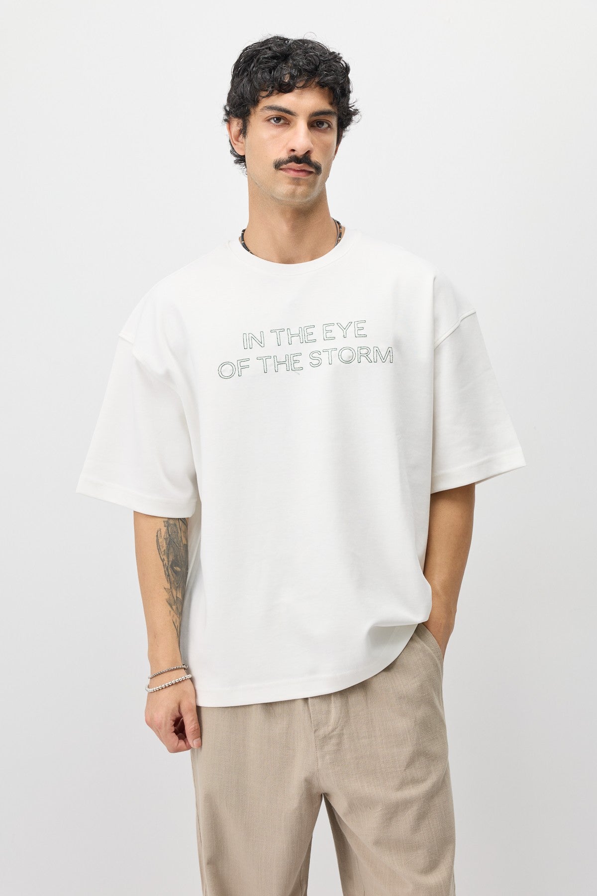Oversized T-Shirt with Front Print