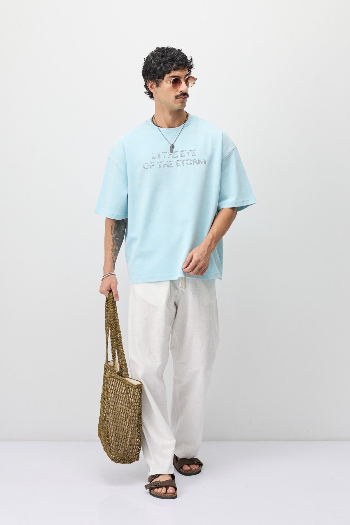 Oversized T-Shirt with Front Print