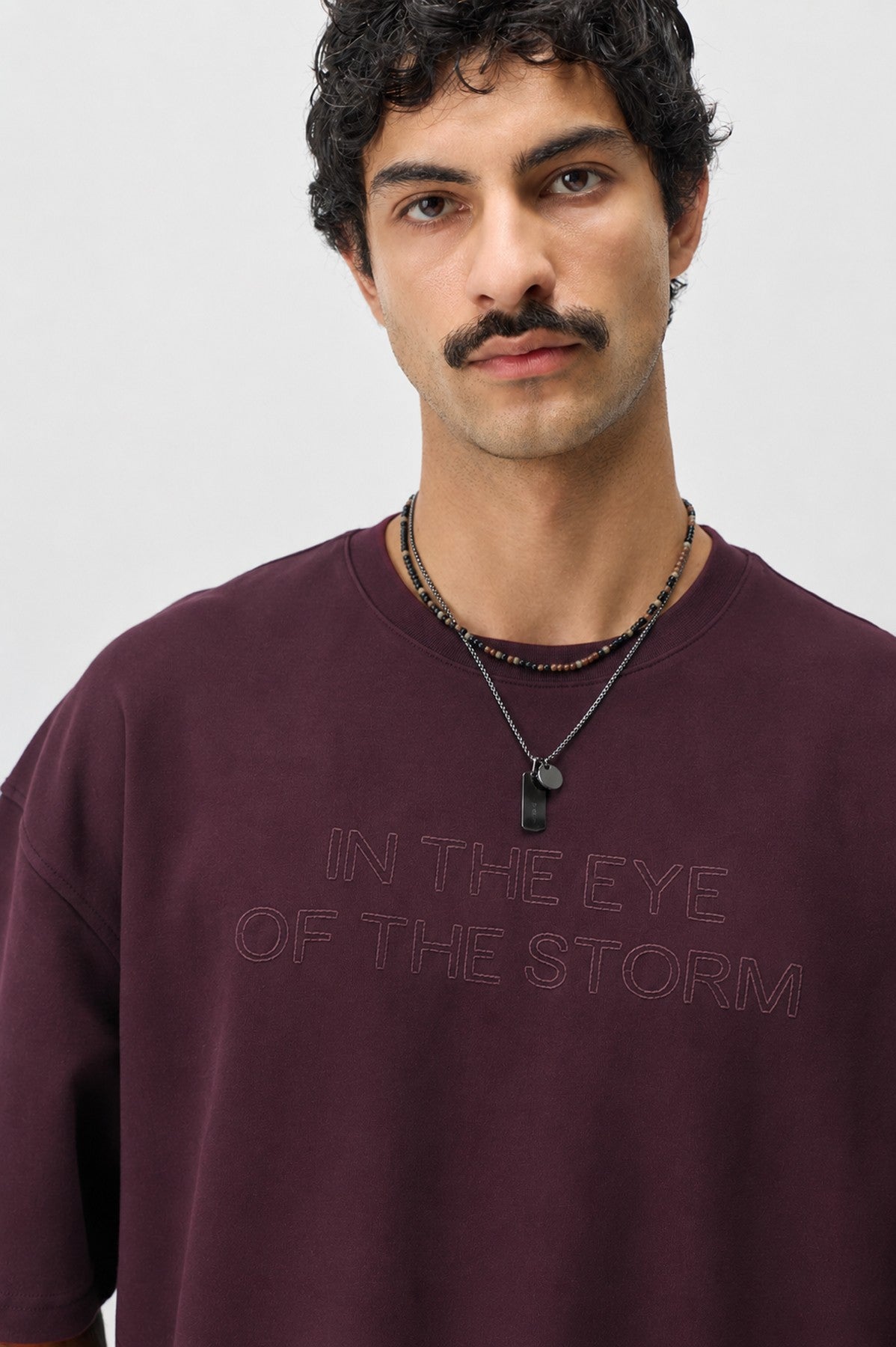 Oversized T-Shirt with Front Print