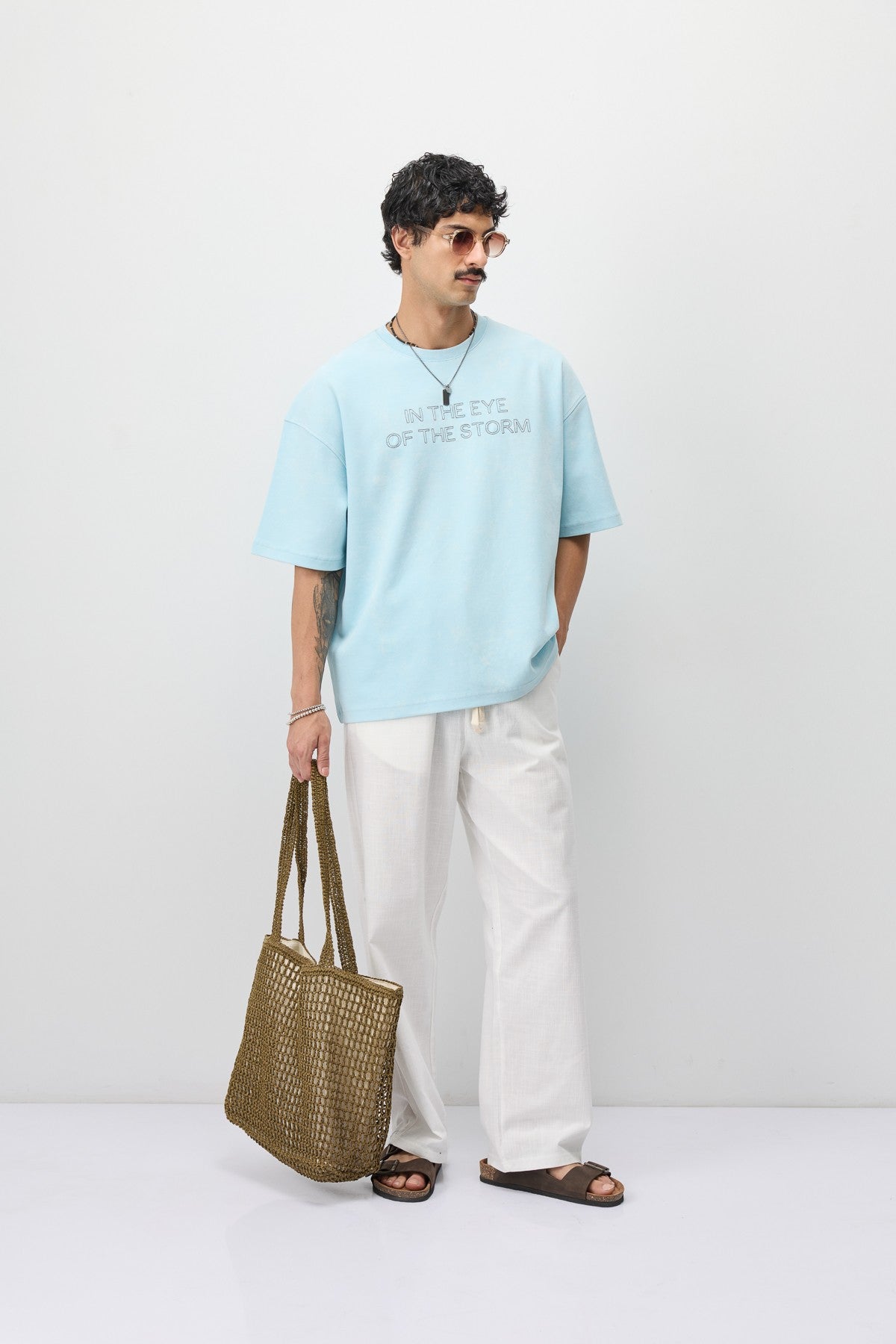 Oversized T-Shirt with Front Print
