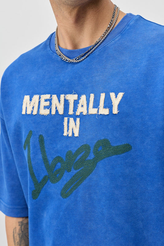Oversized T-Shirt with Ibiza Print