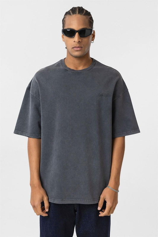 Oversized T-Shirt with Back Print (Machine Washable)