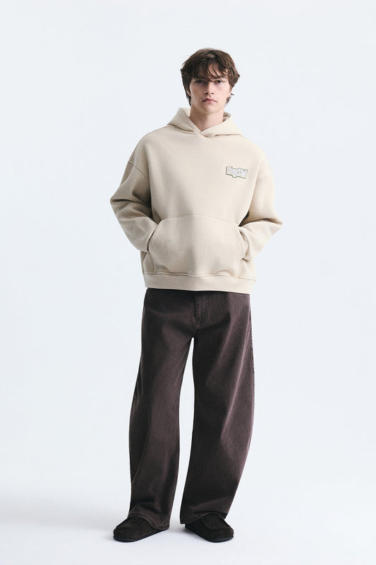 Oversized Sweatshirt with Back Print