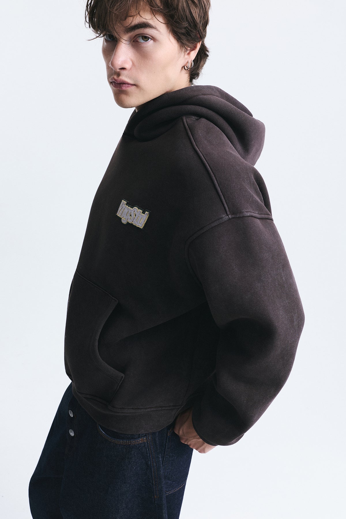 Oversized Sweatshirt with Back Print