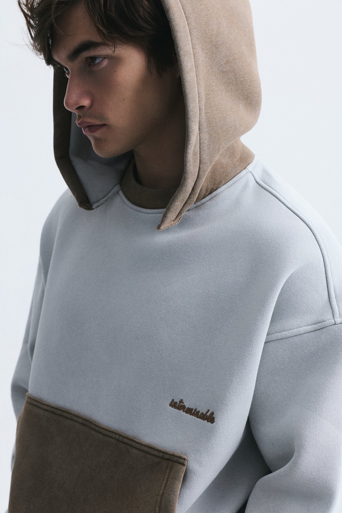 Block-Color Oversized Sweatshirt