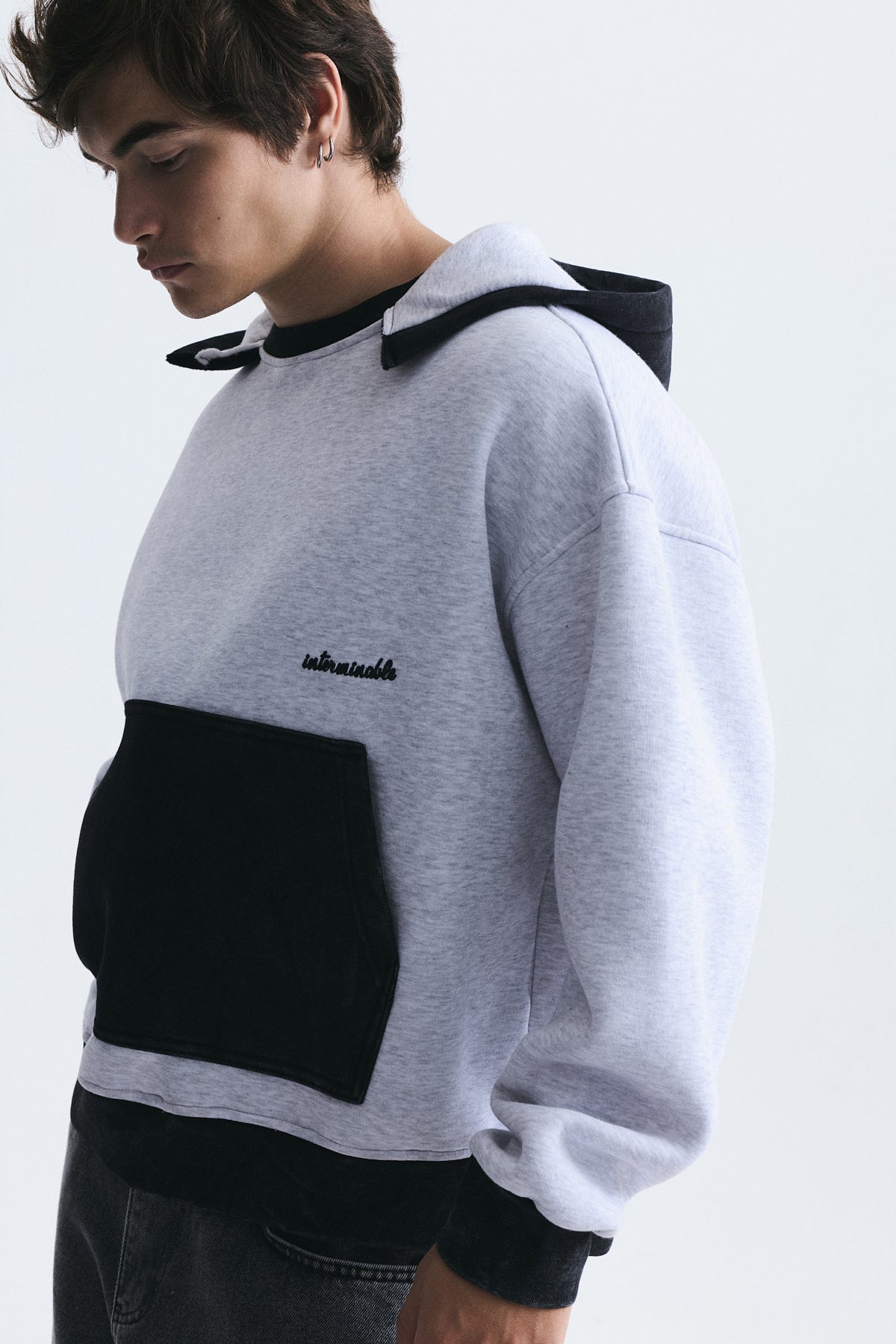 Block-Color Oversized Sweatshirt