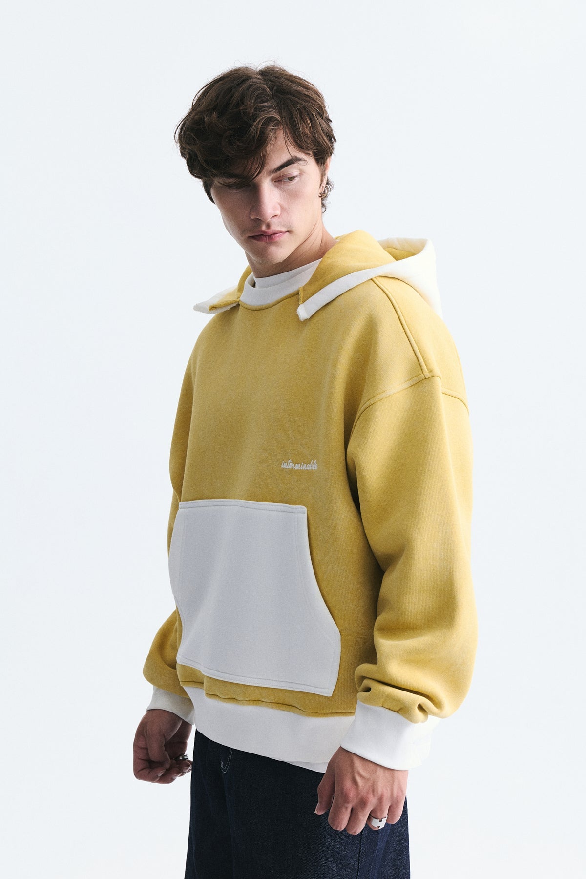 Block-Color Oversized Sweatshirt