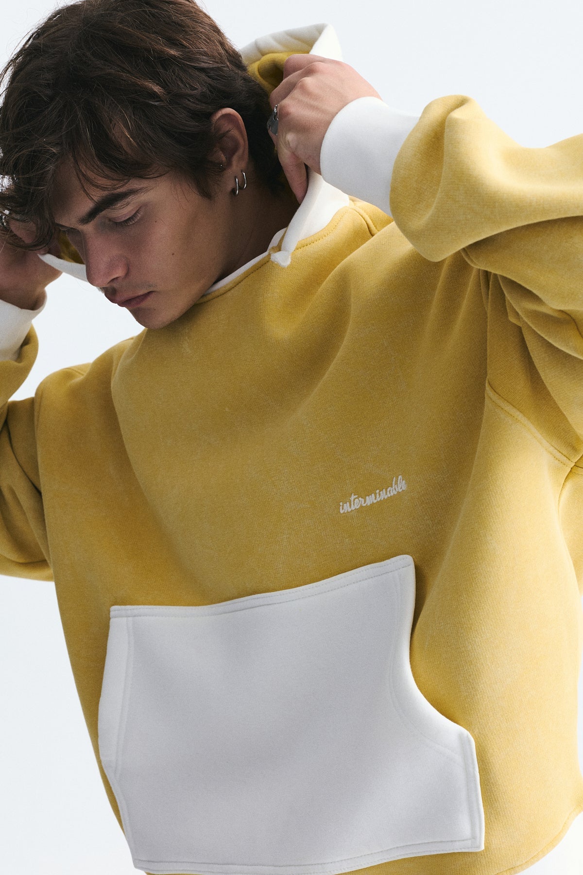 Block-Color Oversized Sweatshirt