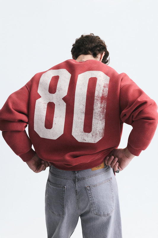 Milan-Printed Oversized Sweatshirt