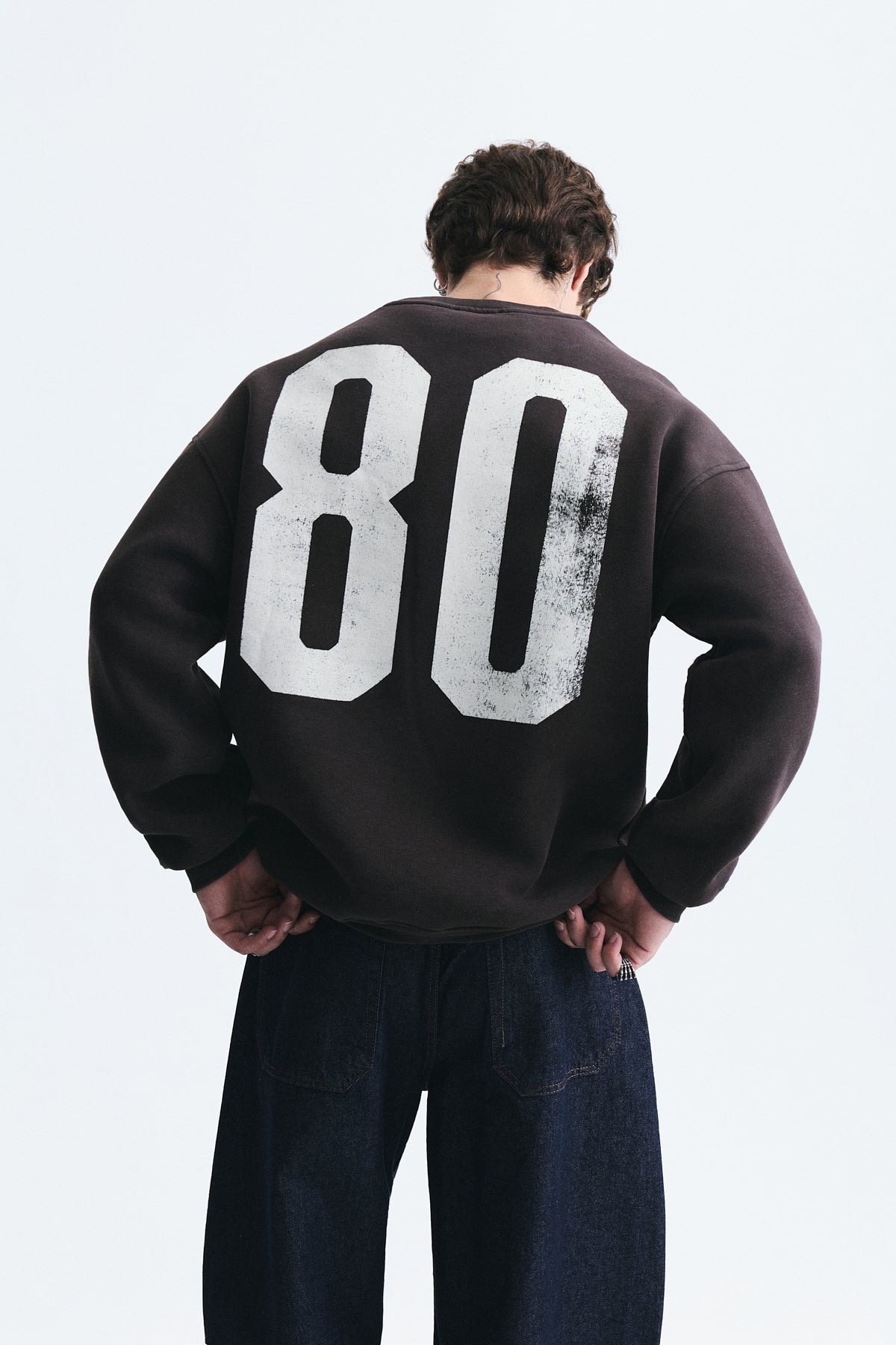 Milan-Printed Oversized Sweatshirt
