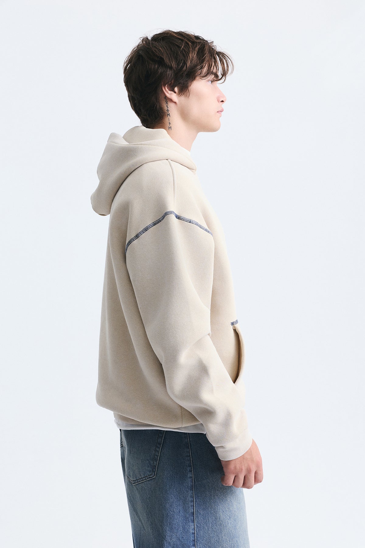 Printed Oversized Sweatshirt