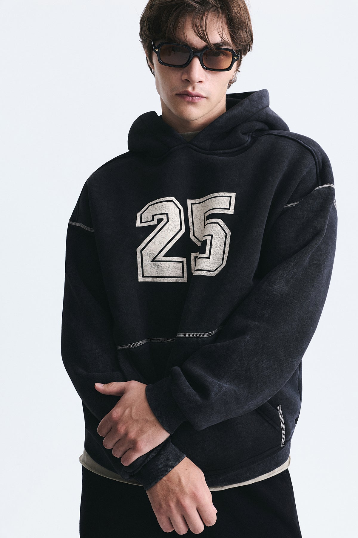 Printed Oversized Sweatshirt