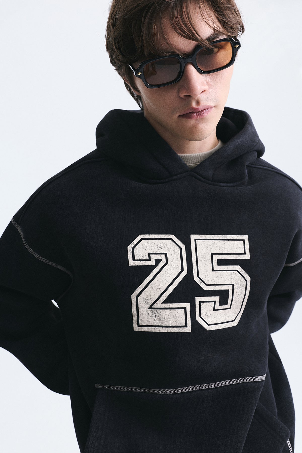 Printed Oversized Sweatshirt