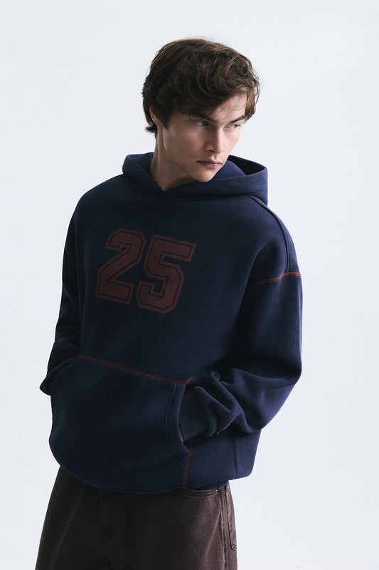 Printed Oversized Sweatshirt
