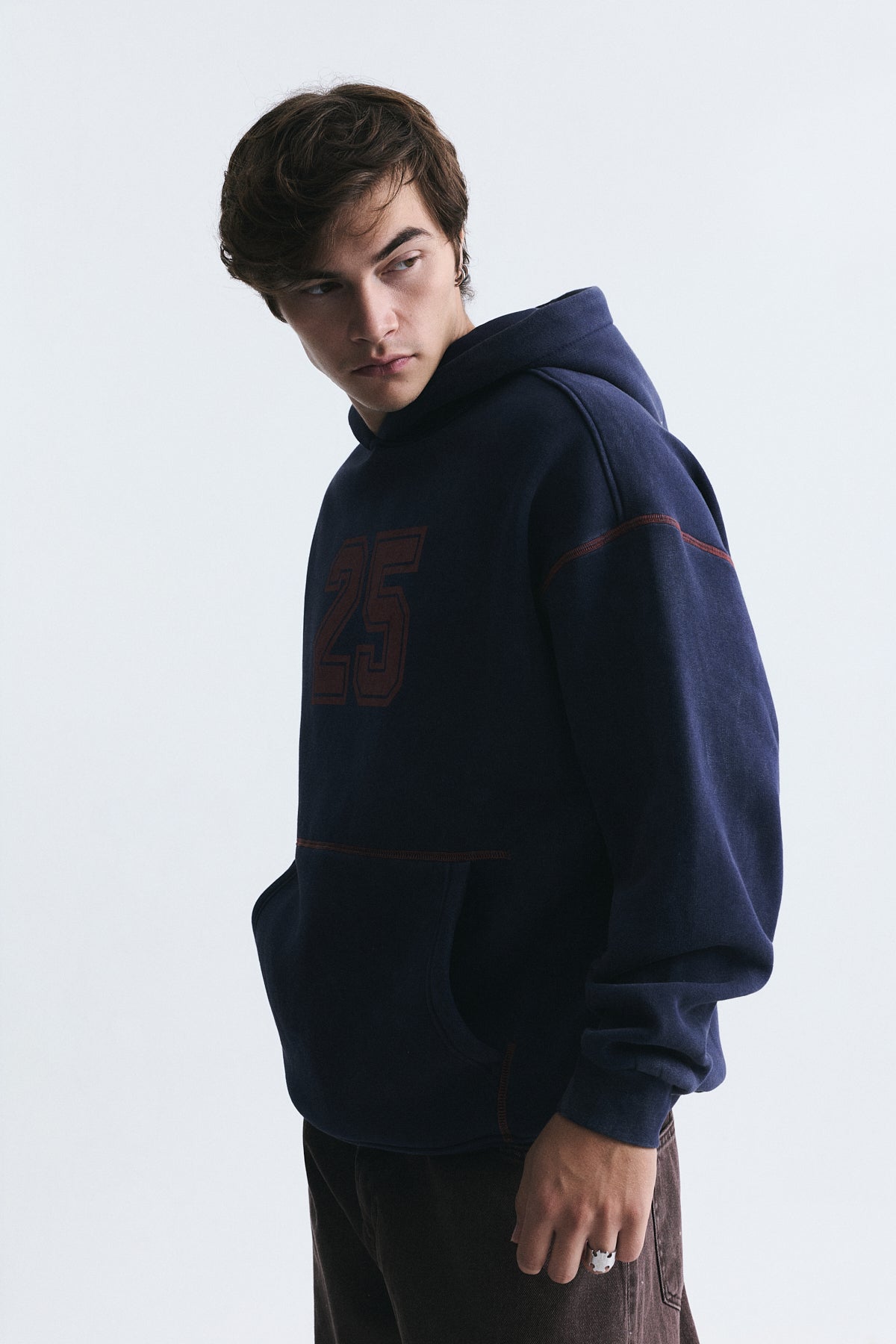 Printed Oversized Sweatshirt