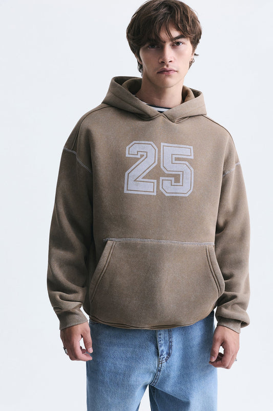 Printed Oversized Sweatshirt