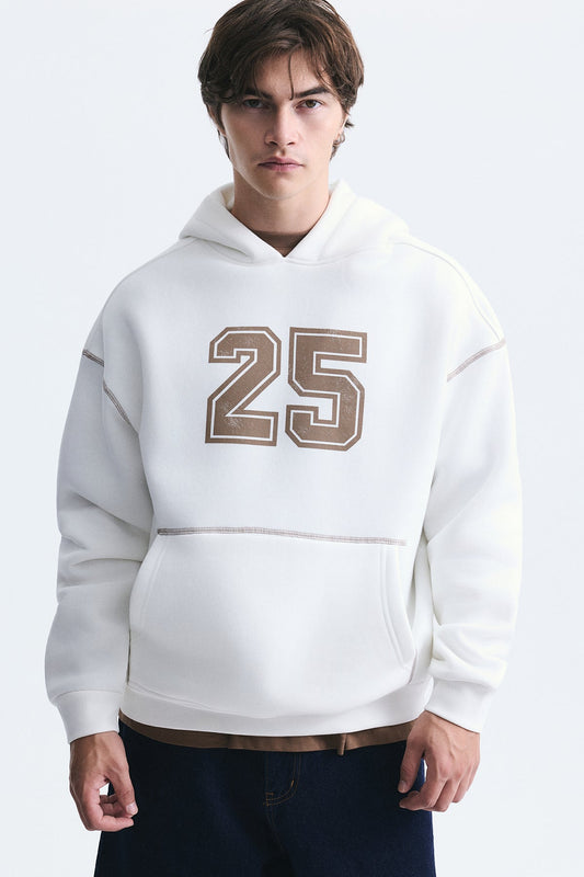 Printed Oversized Sweatshirt