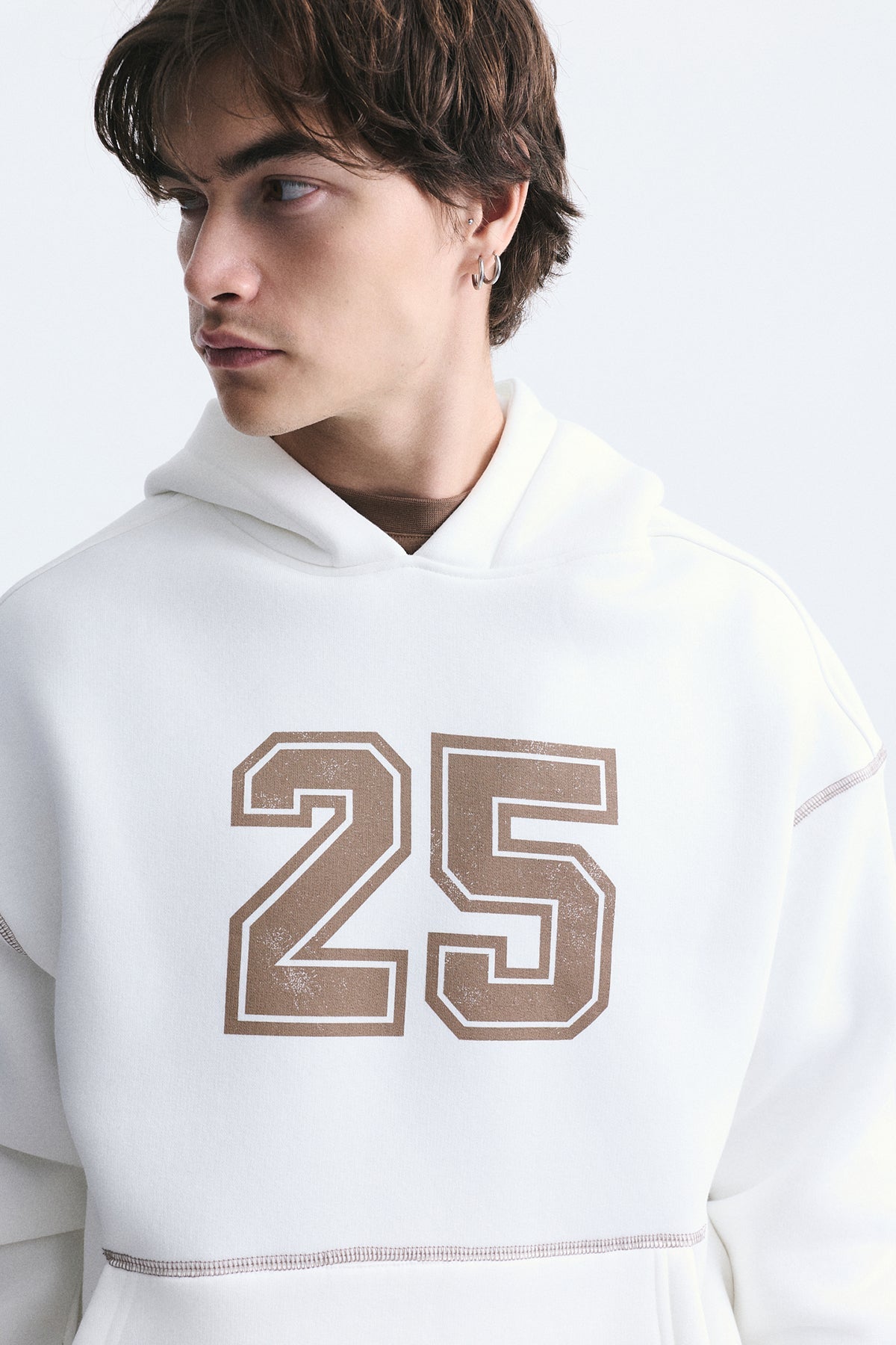 Printed Oversized Sweatshirt