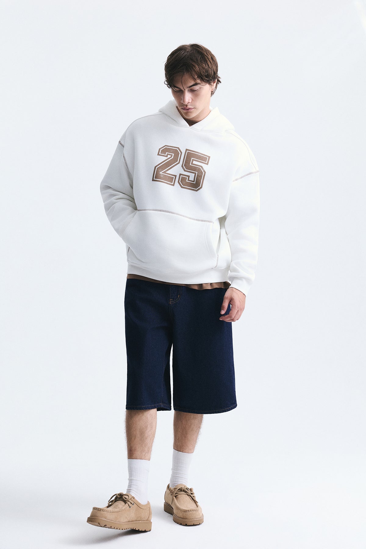 Printed Oversized Sweatshirt