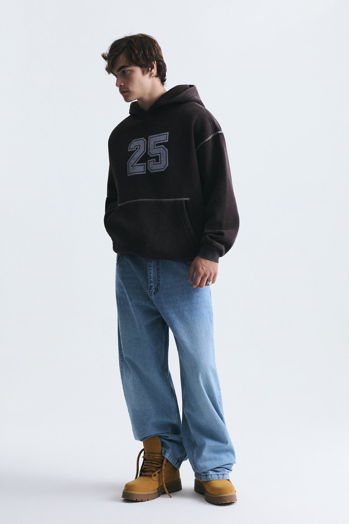 Printed Oversized Sweatshirt