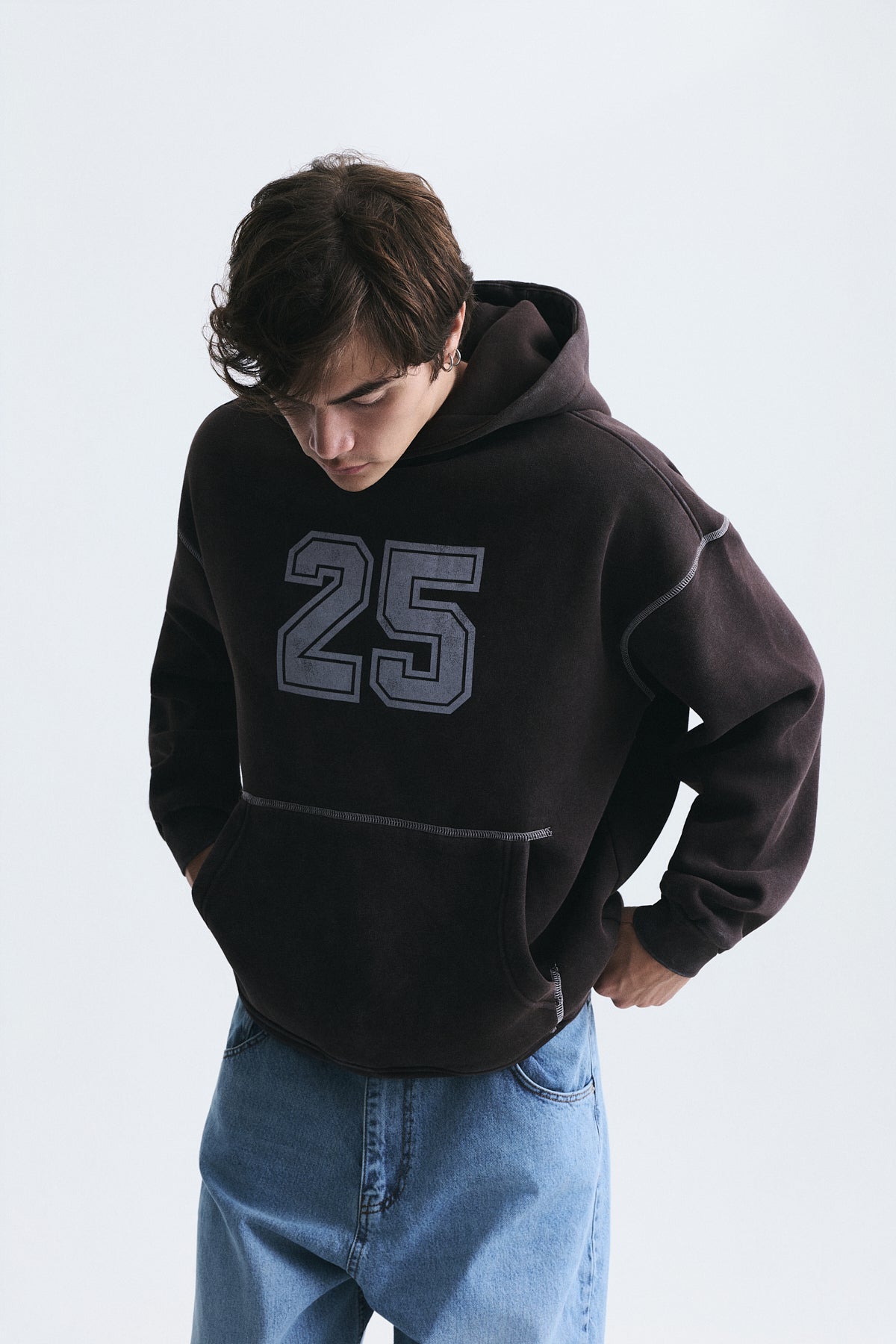 Printed Oversized Sweatshirt