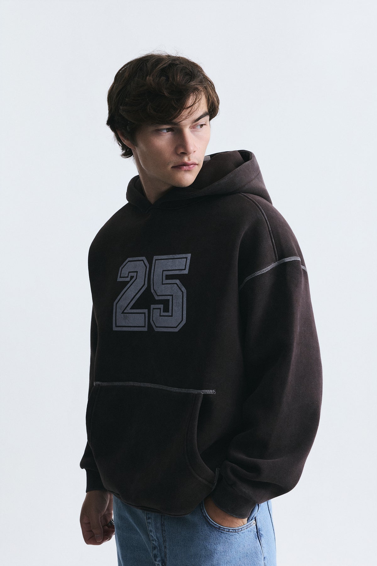 Printed Oversized Sweatshirt