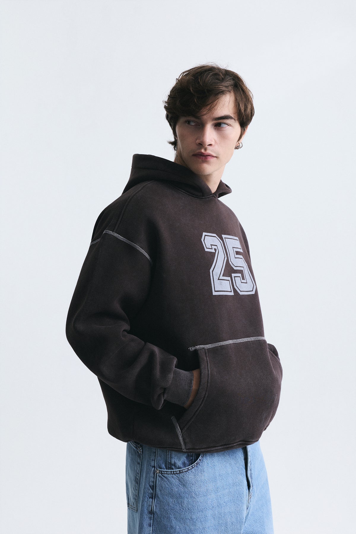 Printed Oversized Sweatshirt